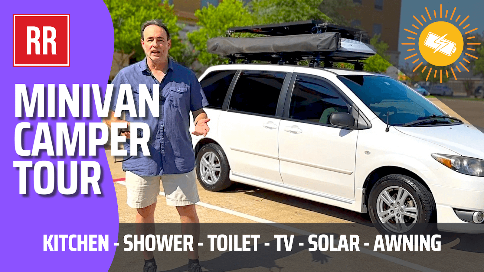 TALL GUY turns TINY Minivan into Luxury Hotel Suite