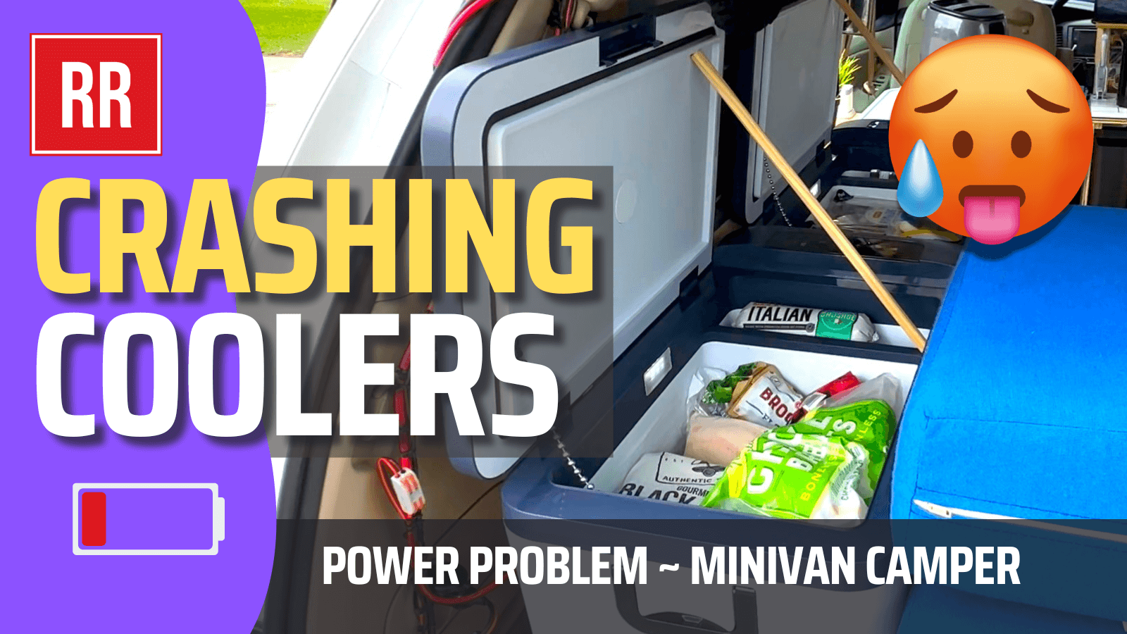 Crashing Coolers and Power Problems in The Ultimate DIY Minivan Camper