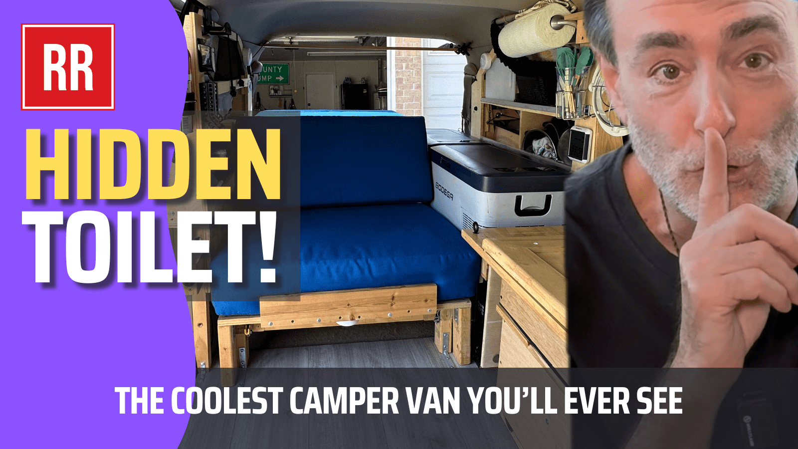 HIDDEN Toilet in Luxury Minivan Camper: How I Built It and What I Learned