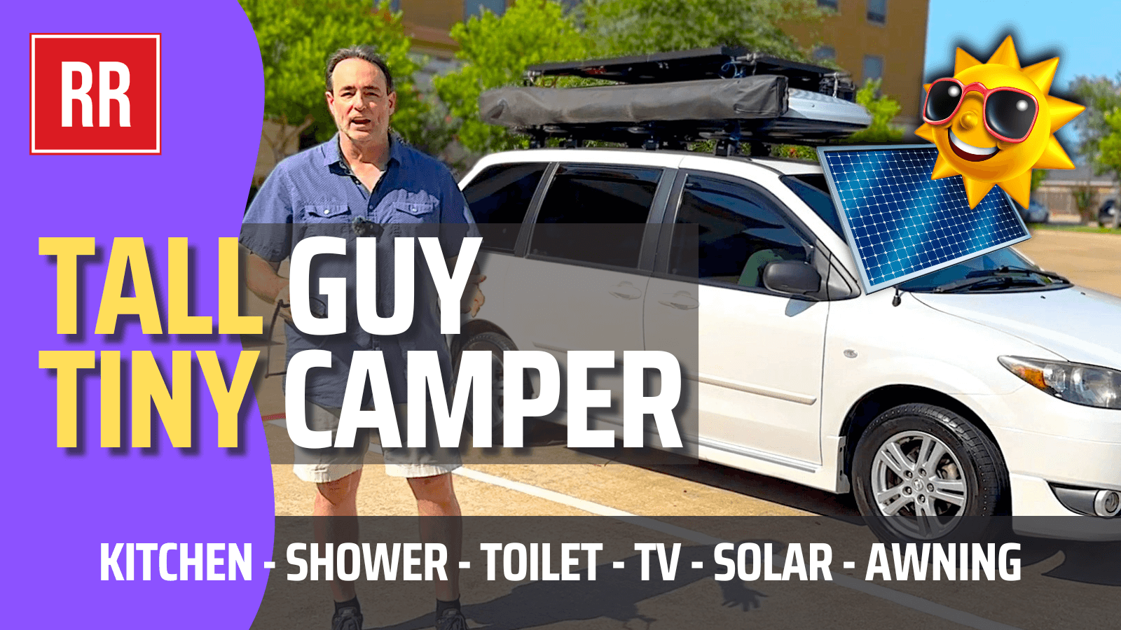 TALL GUY turns TINY Minivan into Luxury Hotel Suite - Full Video Tour